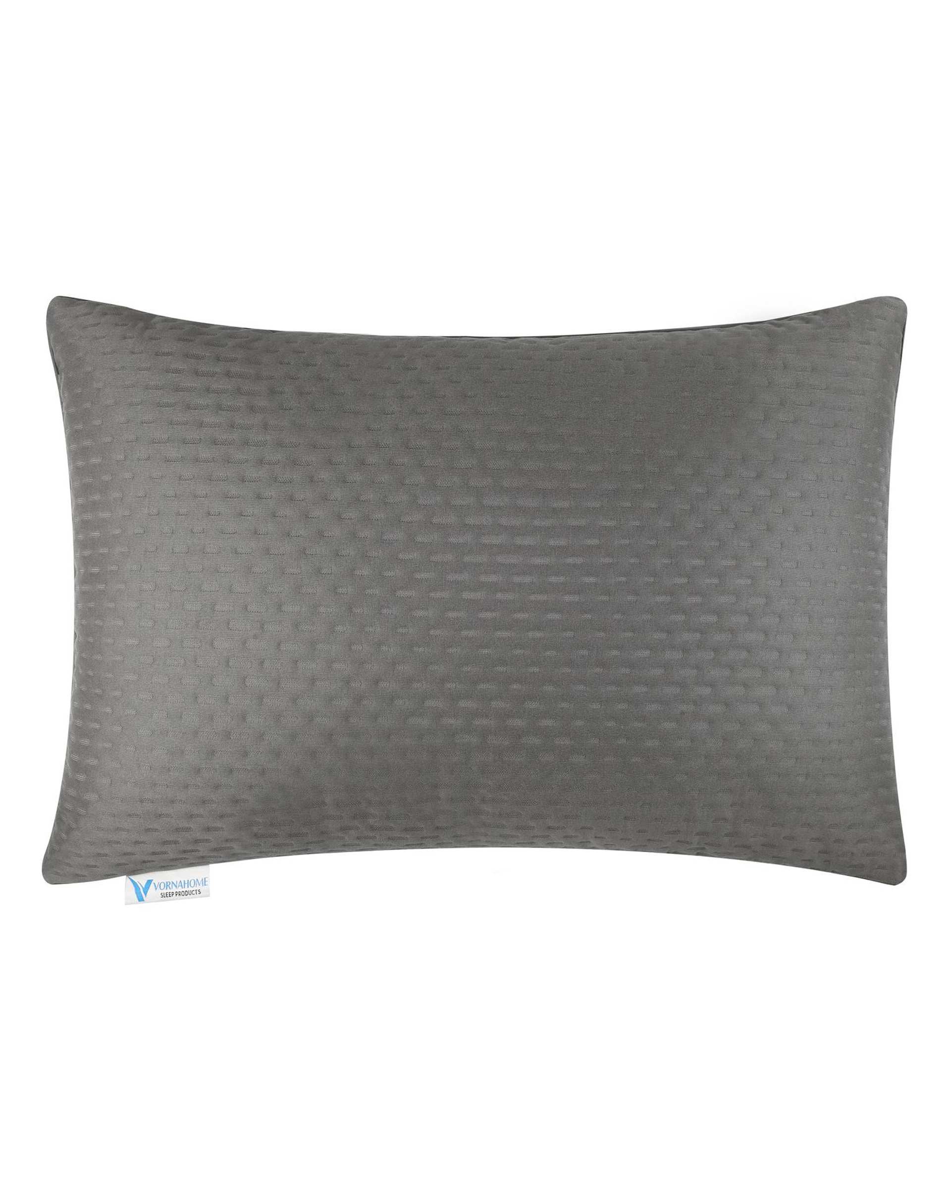 بالش الیاف سایز 70×50 طوسی ورنا هوم Vornahome مدل ساده