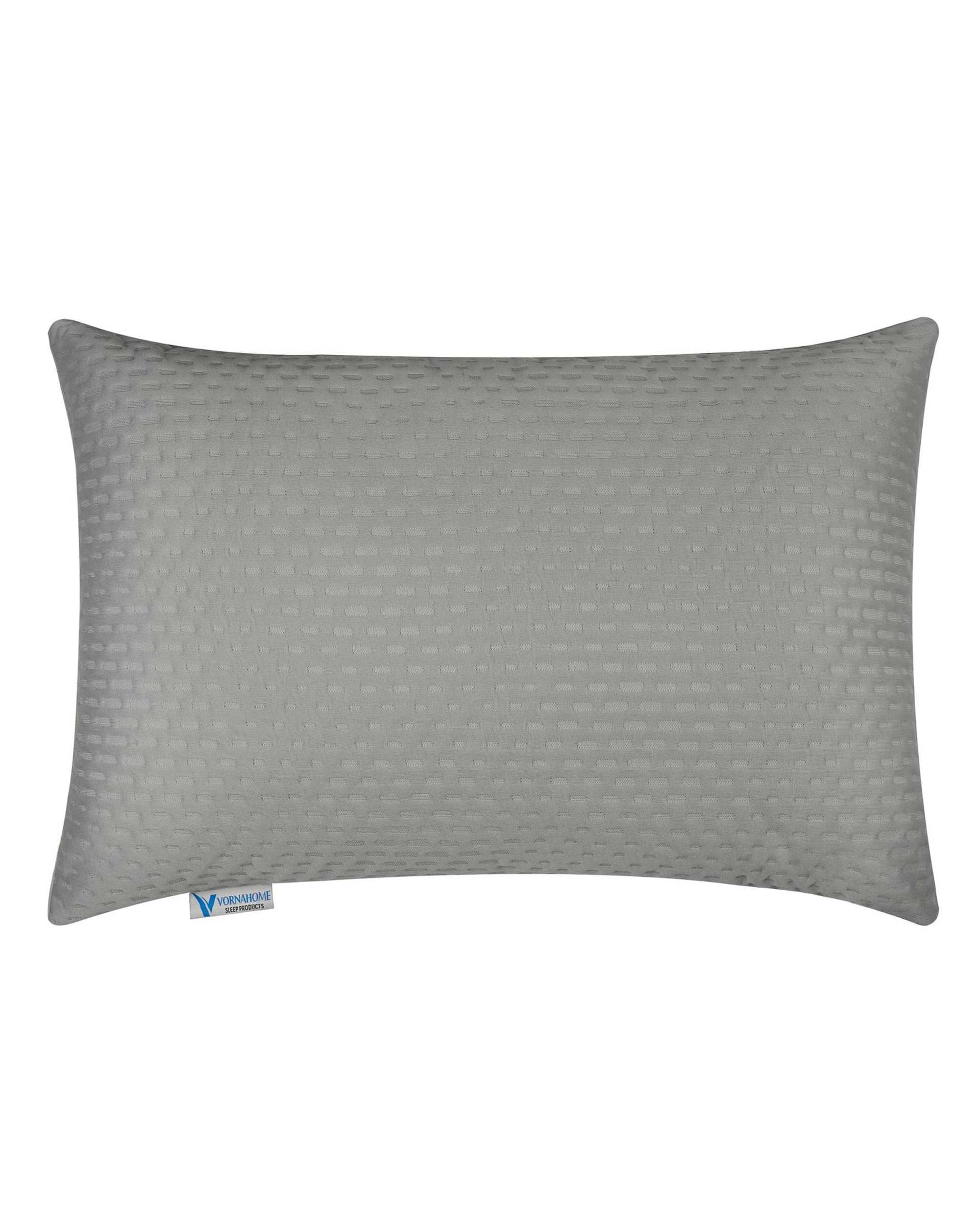 بالش الیاف سایز 70×50 طوسی روشن ورنا هوم Vornahome مدل ساده