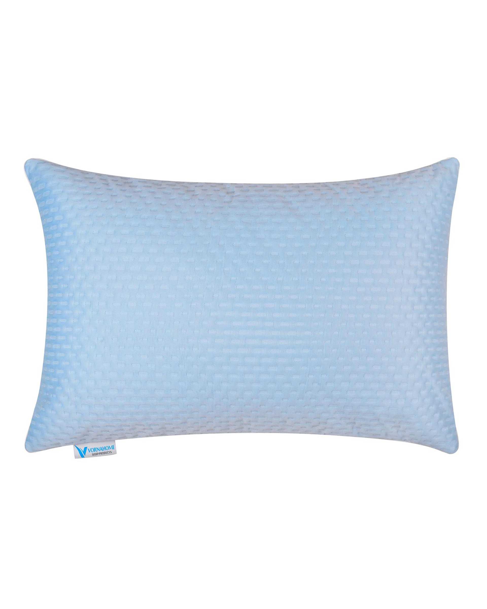 محافظ بالش ضد آب رنگی سایز 70×50 آبی روشن ورنا هوم Vornahome