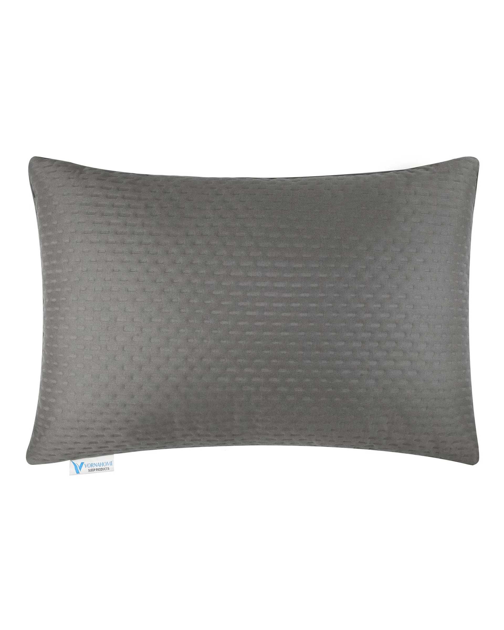 محافظ بالش ضد آب رنگی سایز 70×50 طوسی ورنا هوم Vornahome