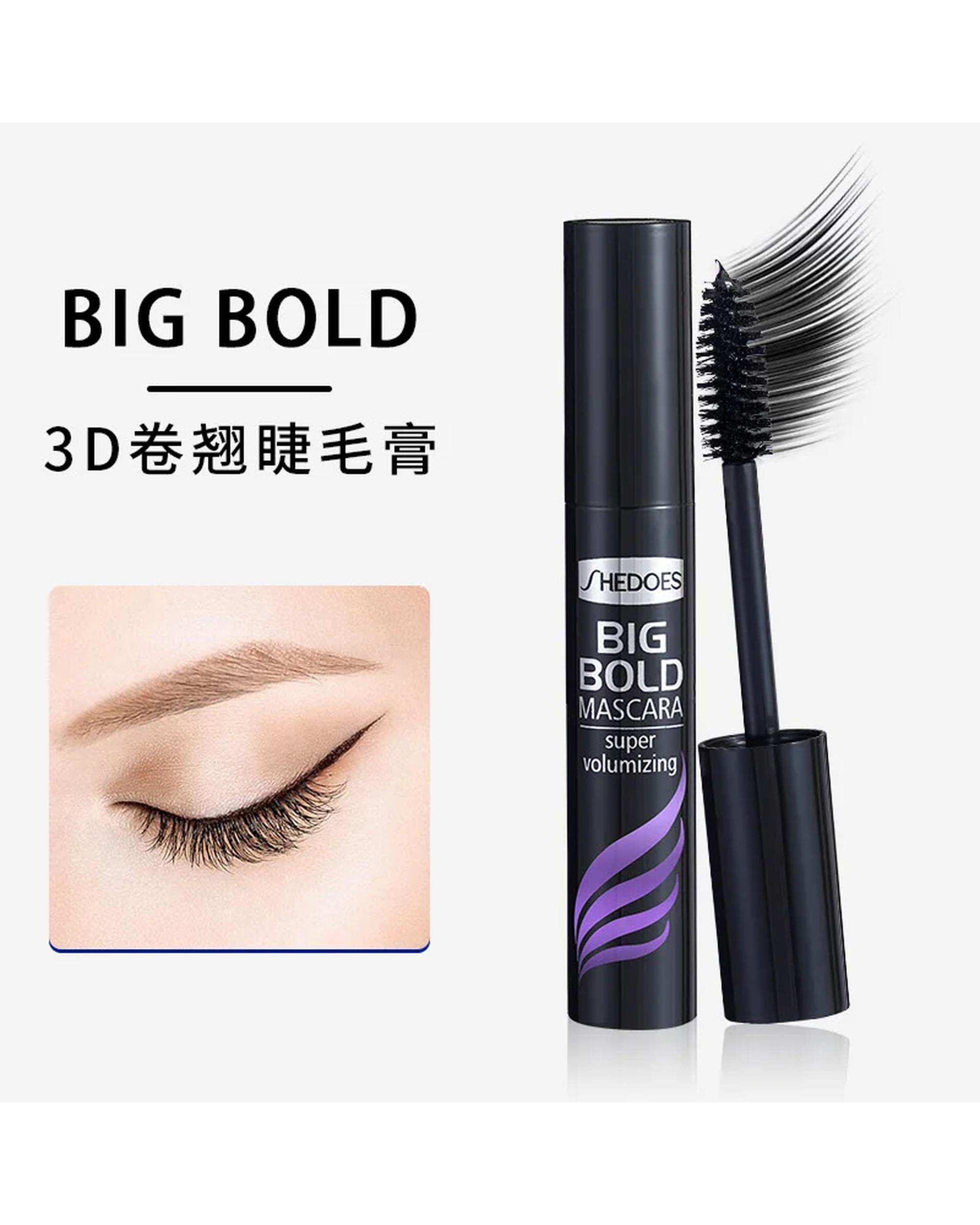 ریمل حجم دهنده و حالت دهنده مژه مشکی مدل Big Bold