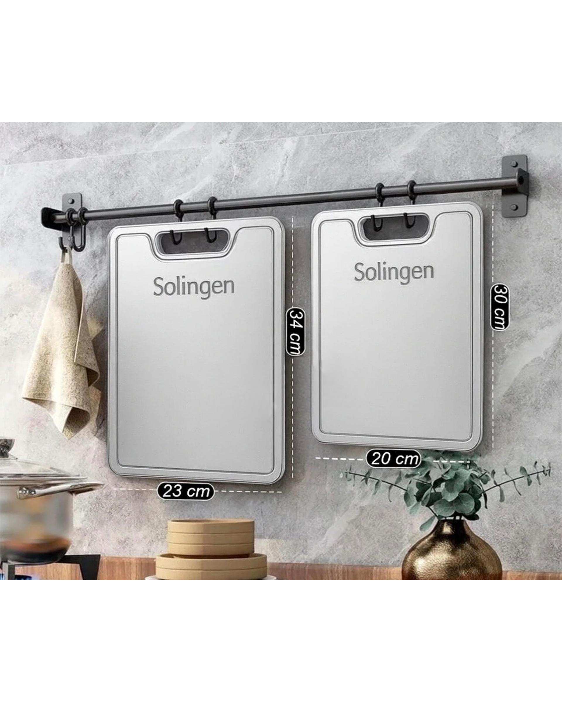 ست 2 عددی تخته برش استیل زولینگن solingen