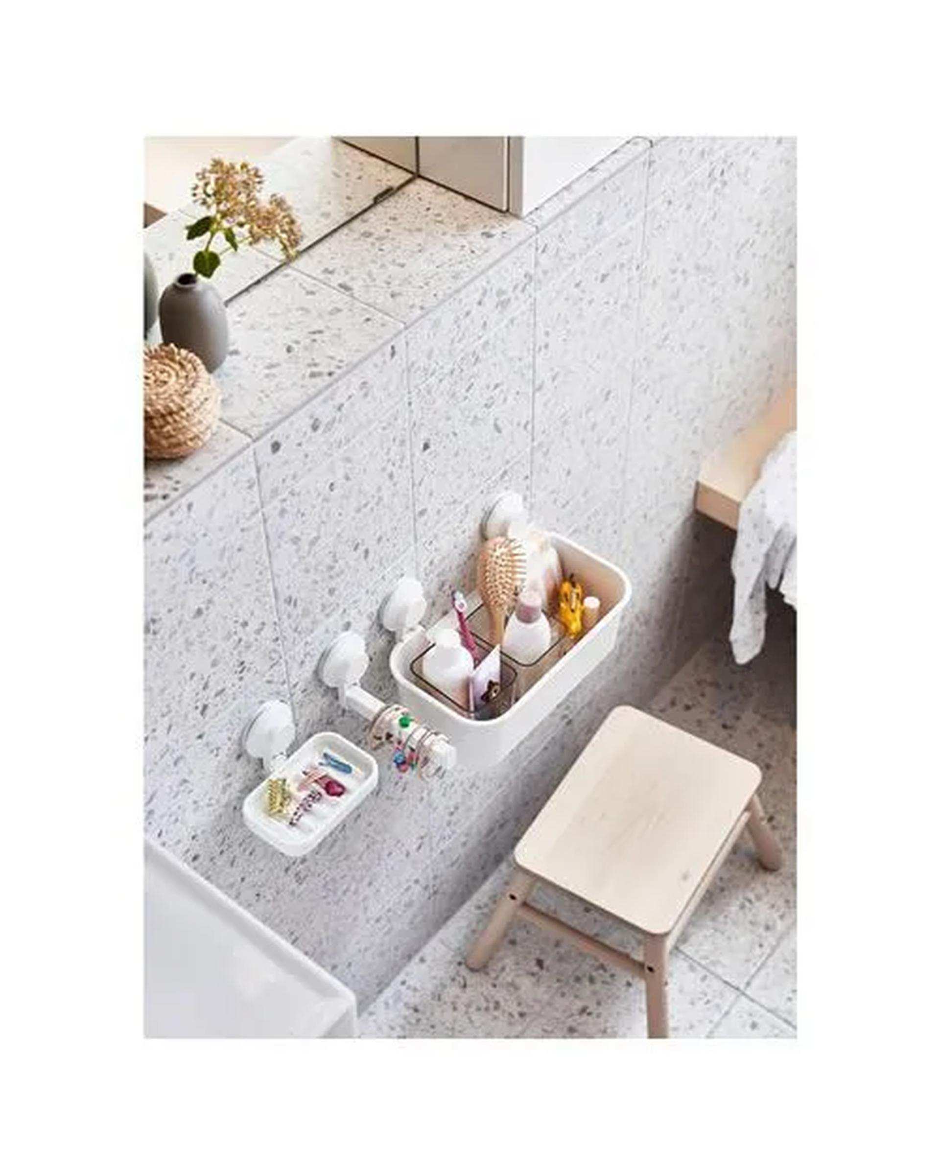 نظم دهنده آویز با گیره سفید IKEA مدل TISKEN