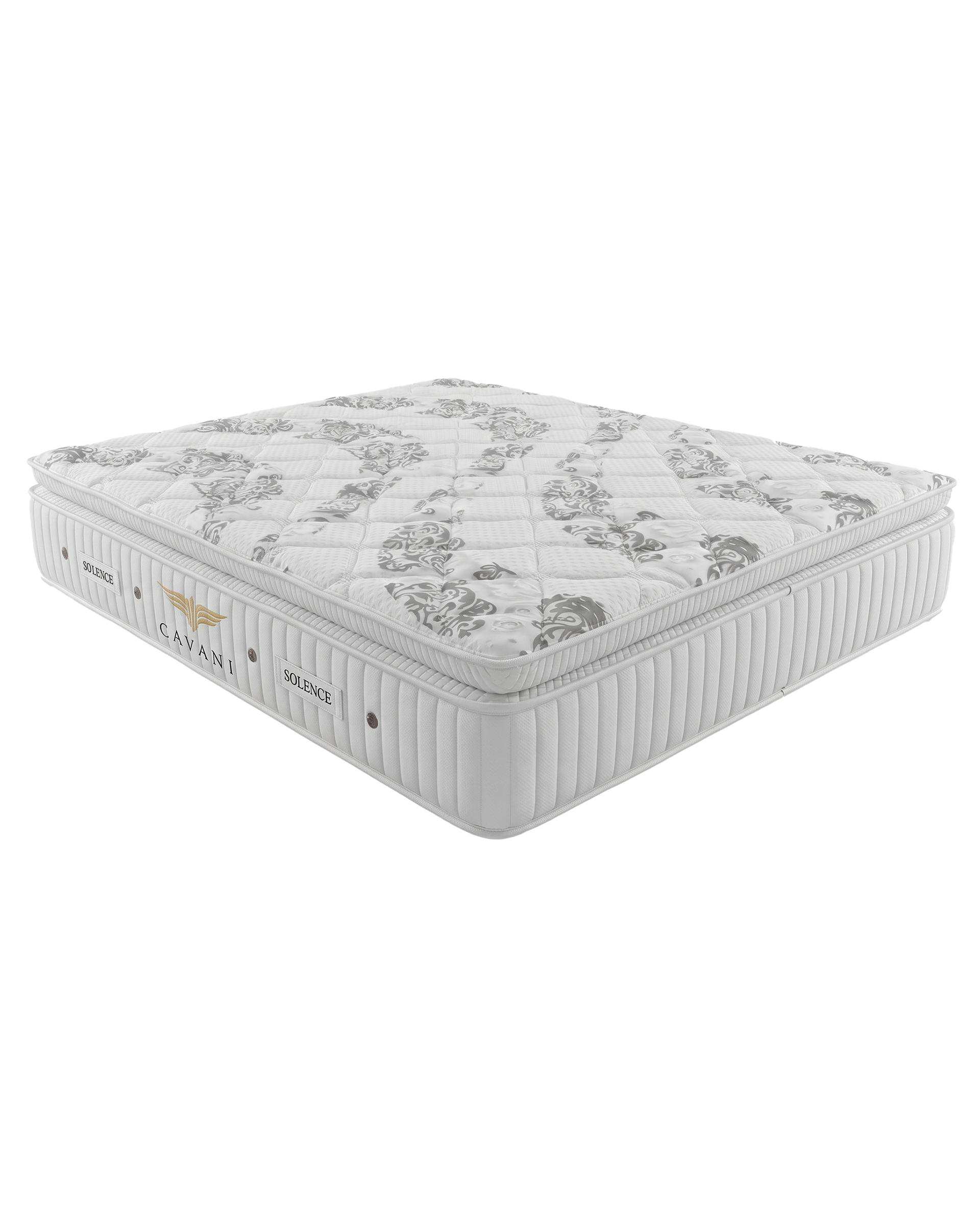 تشک طبی فنری پد دار میکرو بونل کاوانی مدل سولنس سایز 120×200
