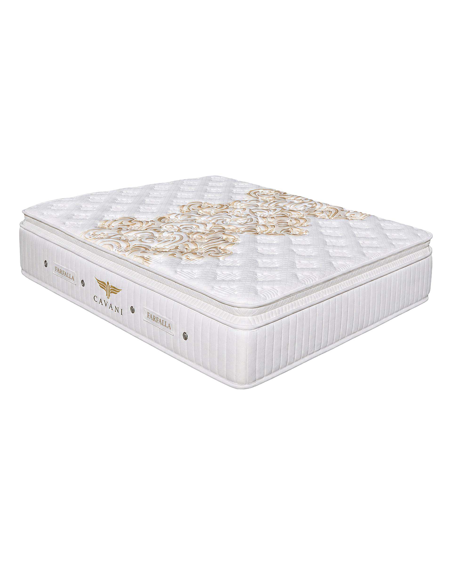 تشک طبی فنری پد دار میکرو بونل کاوانی مدل فارفالا سایز 160×200