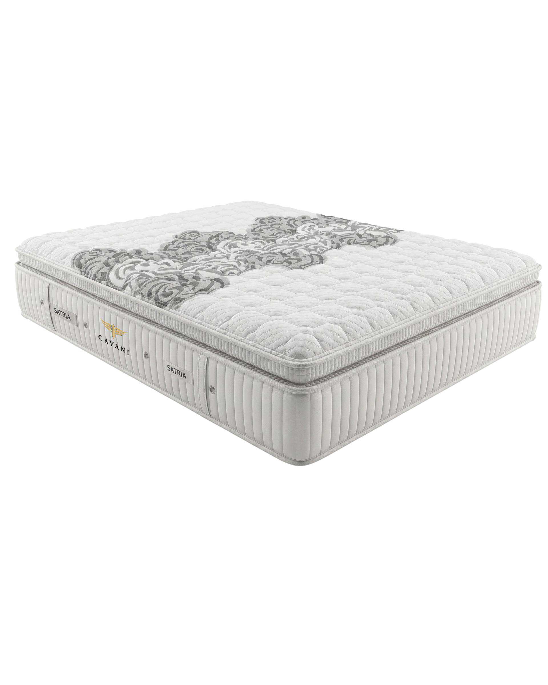 تشک طبی فنری پد دار میکرو بونل کاوانی مدل ساتریا سایز 180×200
