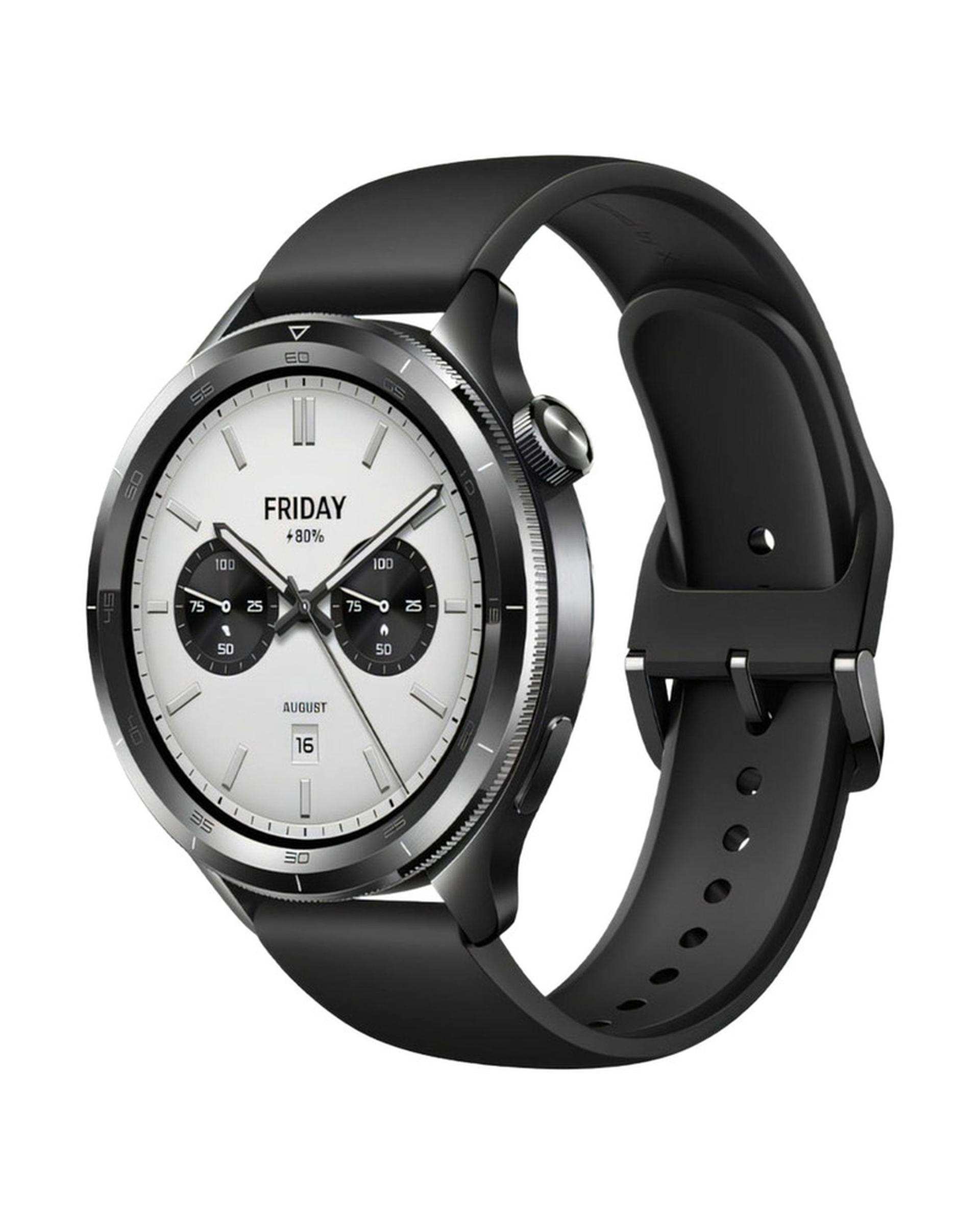 ساعت هوشمند مشکی شیائومی Xiaomi سایز 47 میلی متری مدل Watch S4