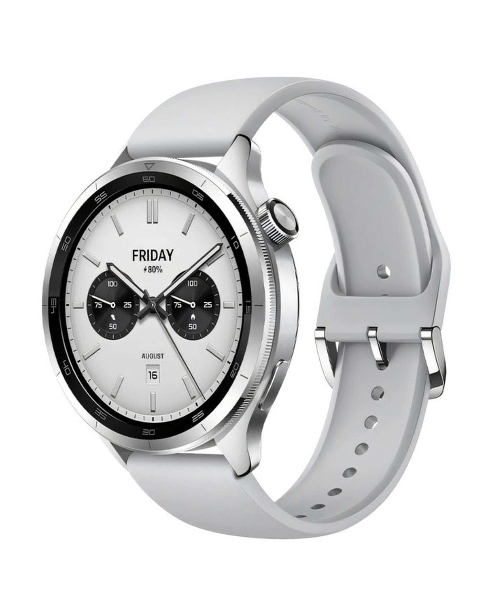 ساعت هوشمند نقره ای شیائومی Xiaomi سایز 47 میلی متری مدل Watch S4