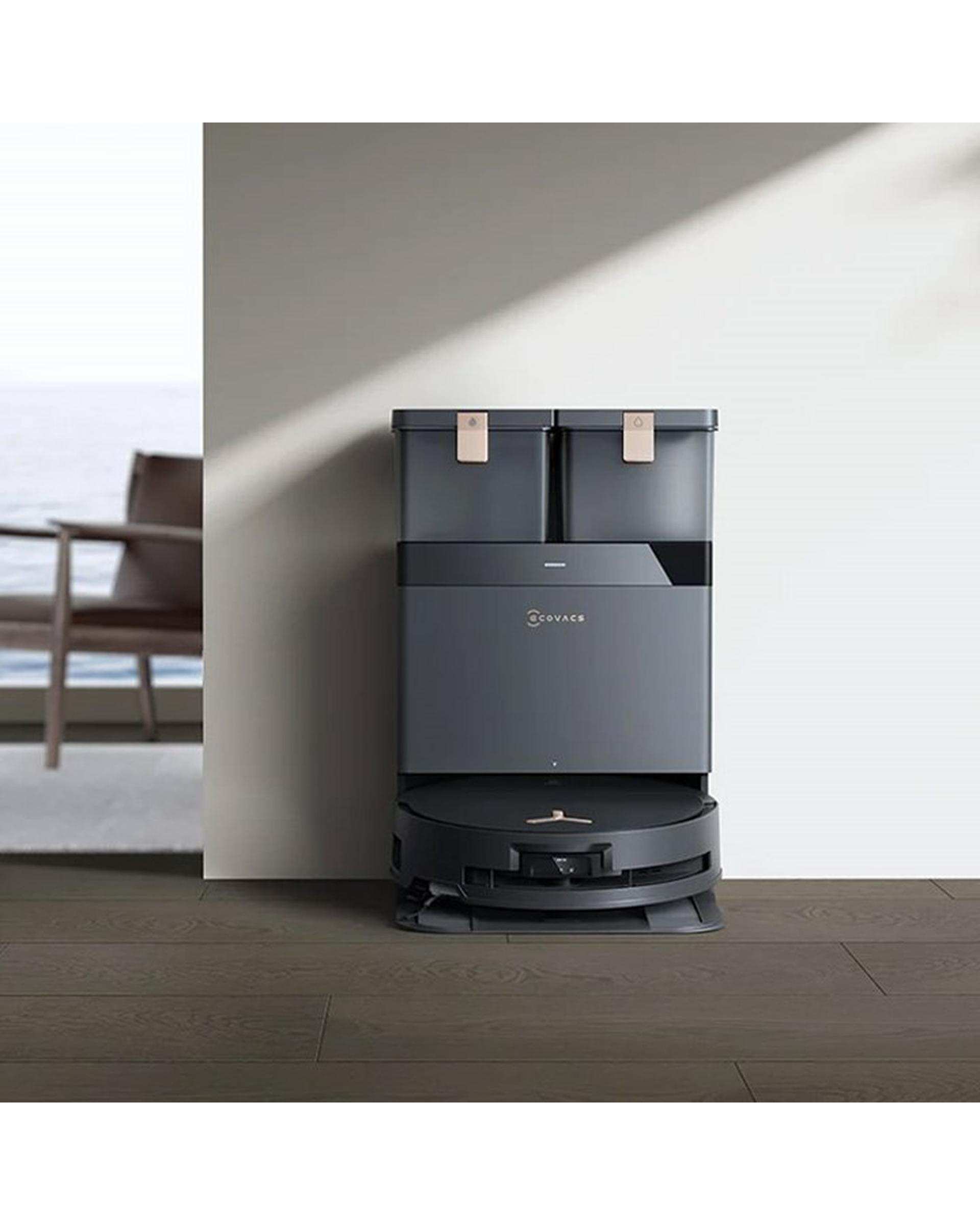 جارو رباتیک مشکی اکووکس Ecovacs مدل X8 Pro Omni
