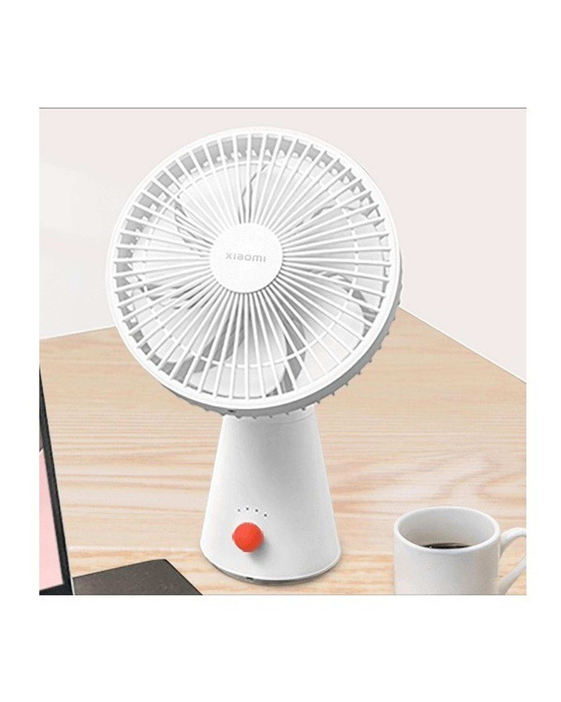 پنکه شارژی سفید شیائومی Xiaomi مدل Rechargeable Mini Fan
