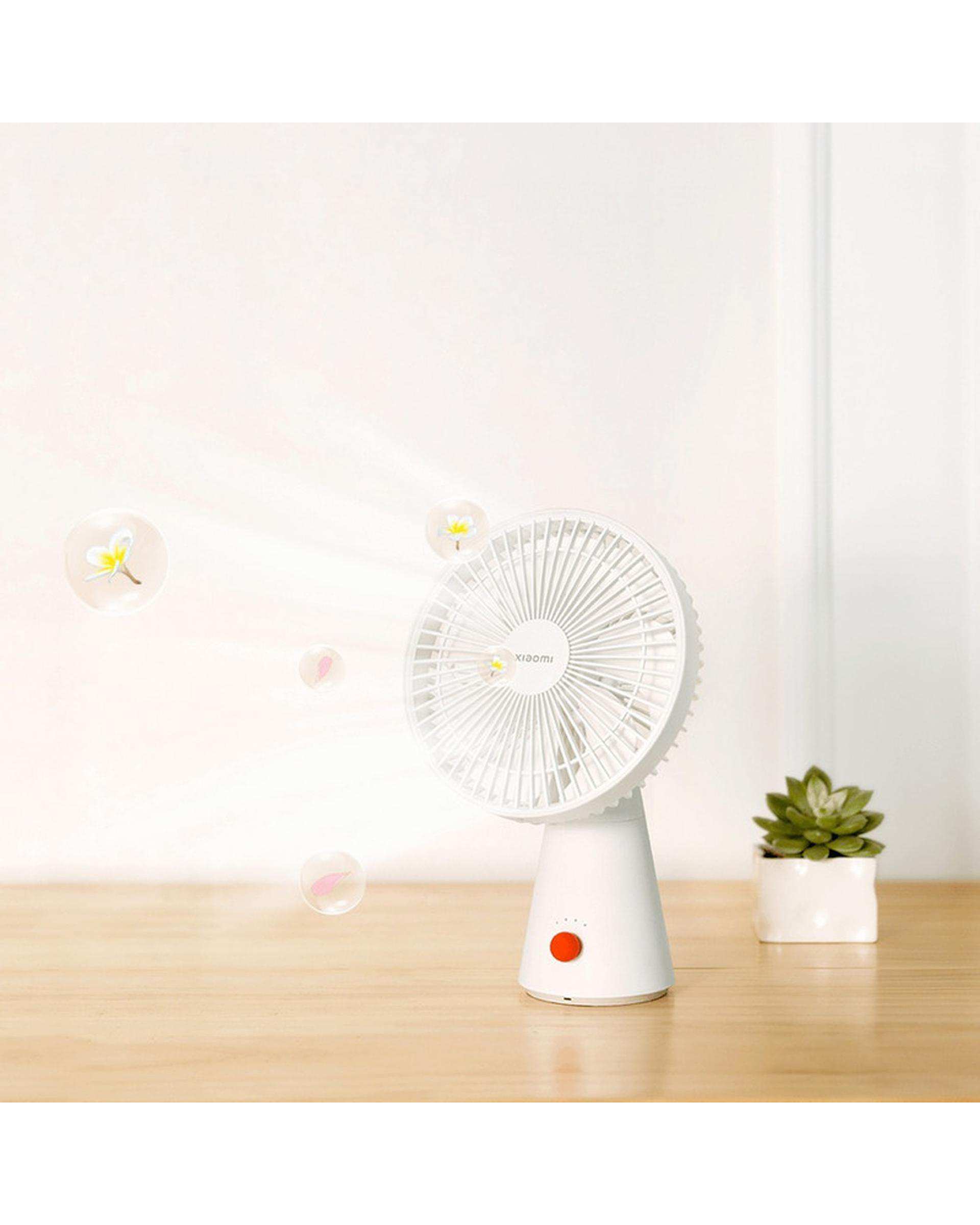 پنکه شارژی سفید شیائومی Xiaomi مدل Rechargeable Mini Fan