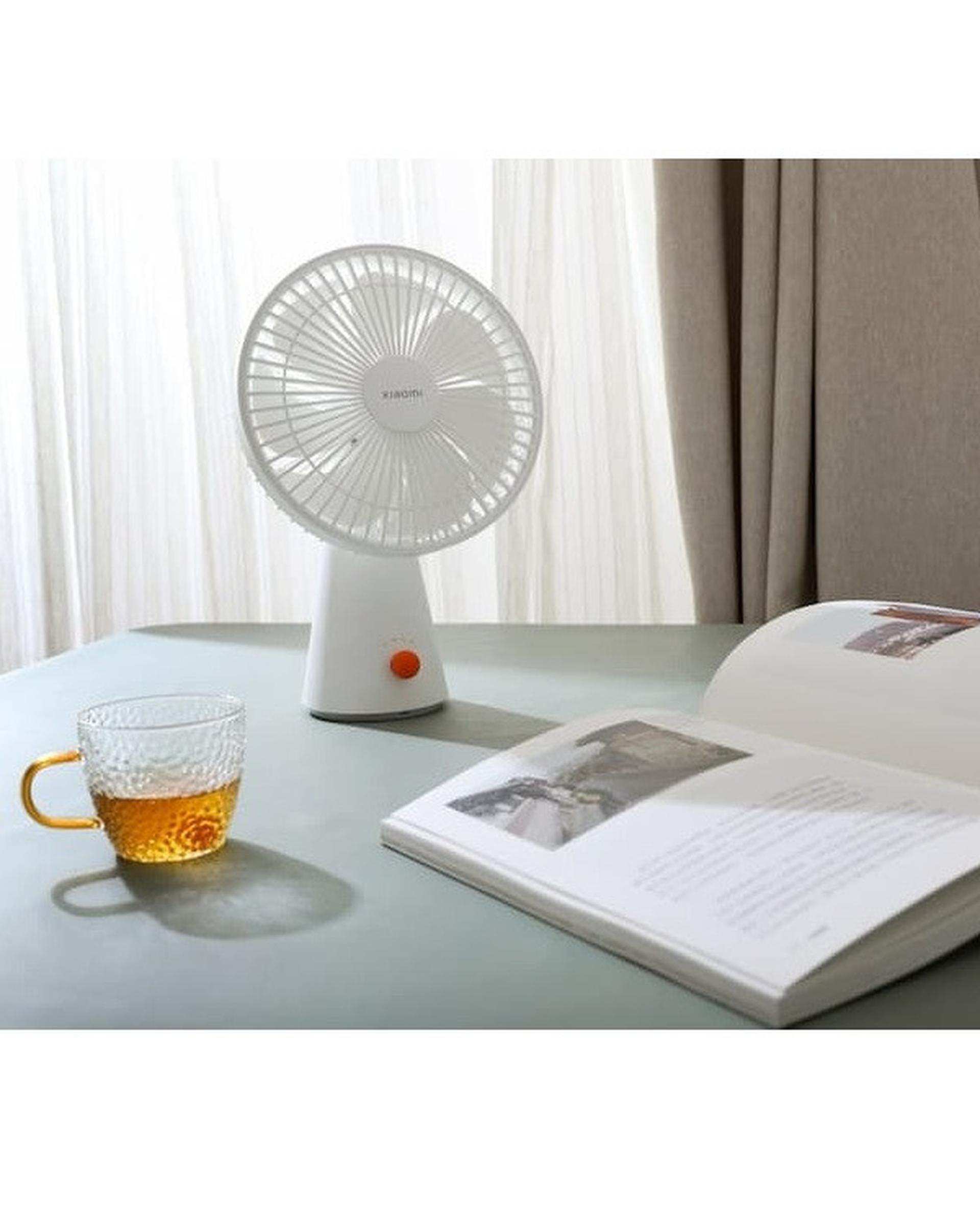 پنکه شارژی سفید شیائومی Xiaomi مدل Rechargeable Mini Fan