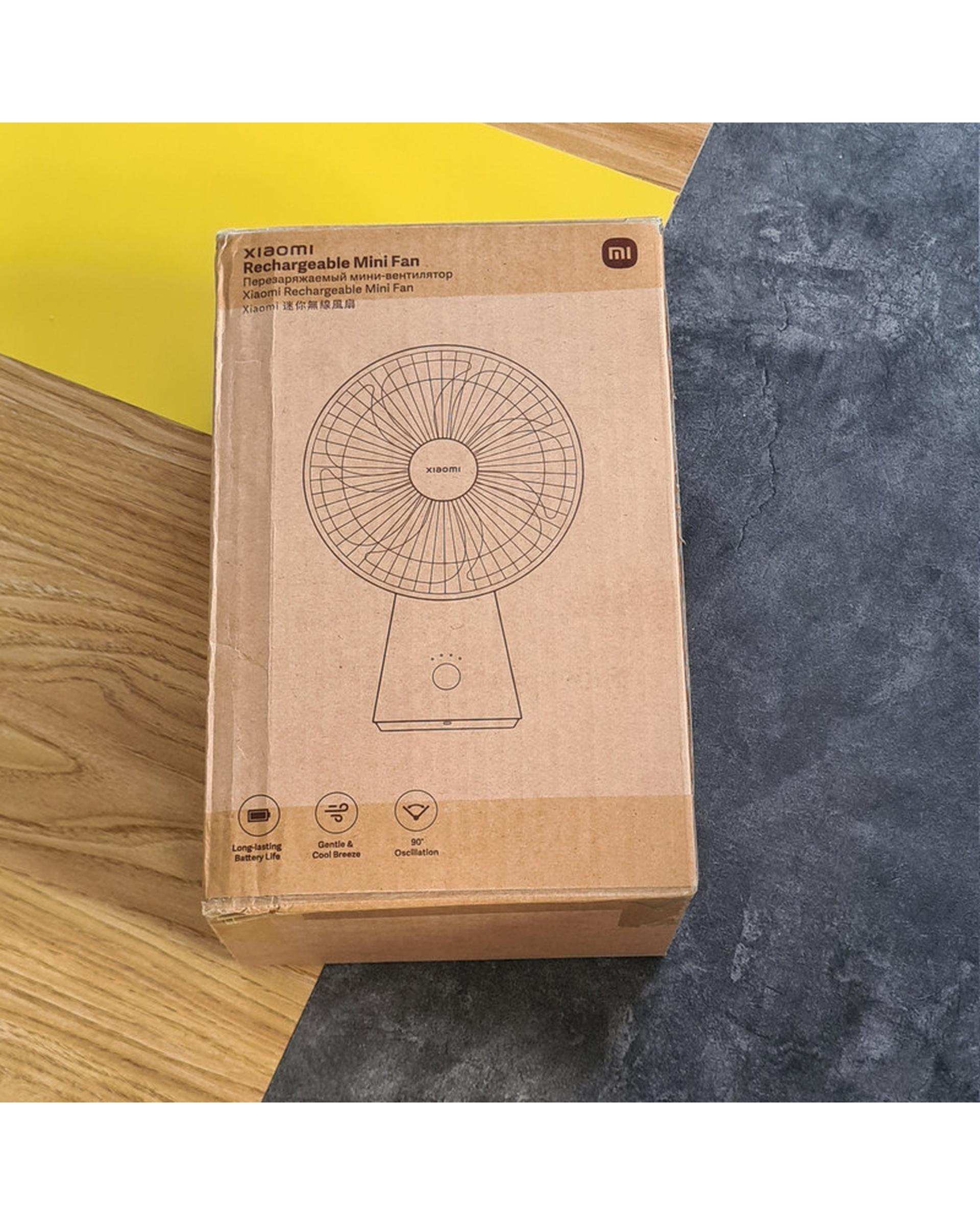 پنکه شارژی سفید شیائومی Xiaomi مدل Rechargeable Mini Fan