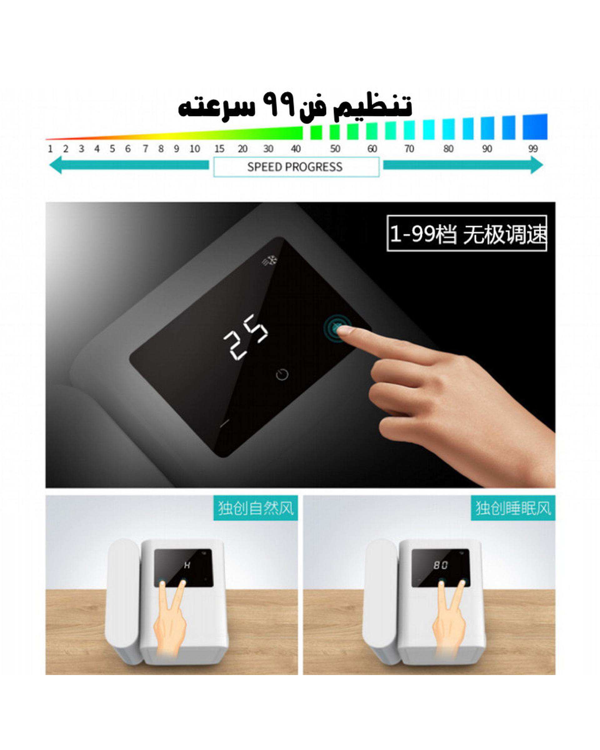 مینی کولر رومیزی مدل Microhoo Snowman Lite MH01RB