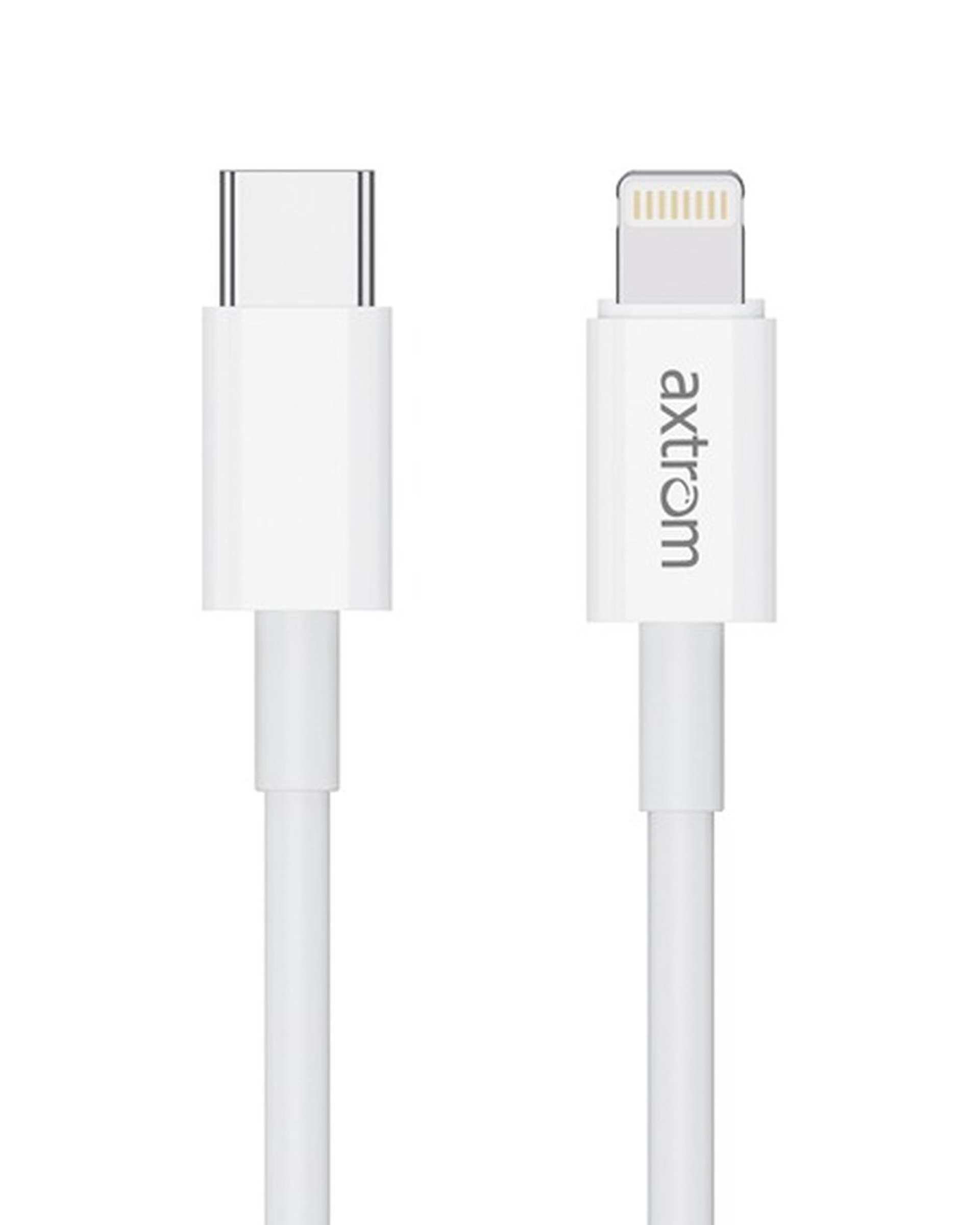 کابل شارژ Type-C به Lightening سفید اکستروم Axtrom مدل ACB90CL