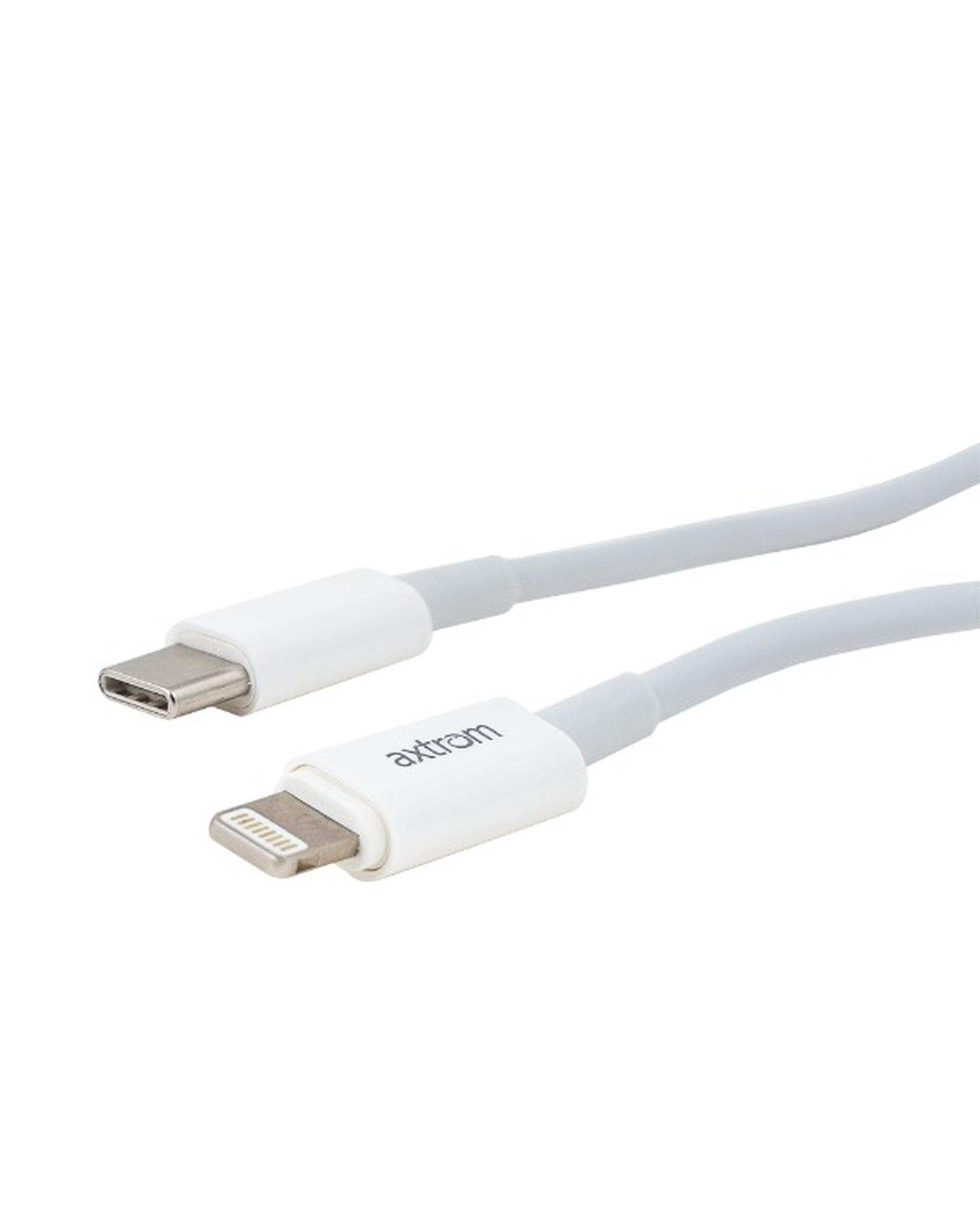 کابل شارژ Type-C به Lightening سفید اکستروم Axtrom مدل ACB90CL