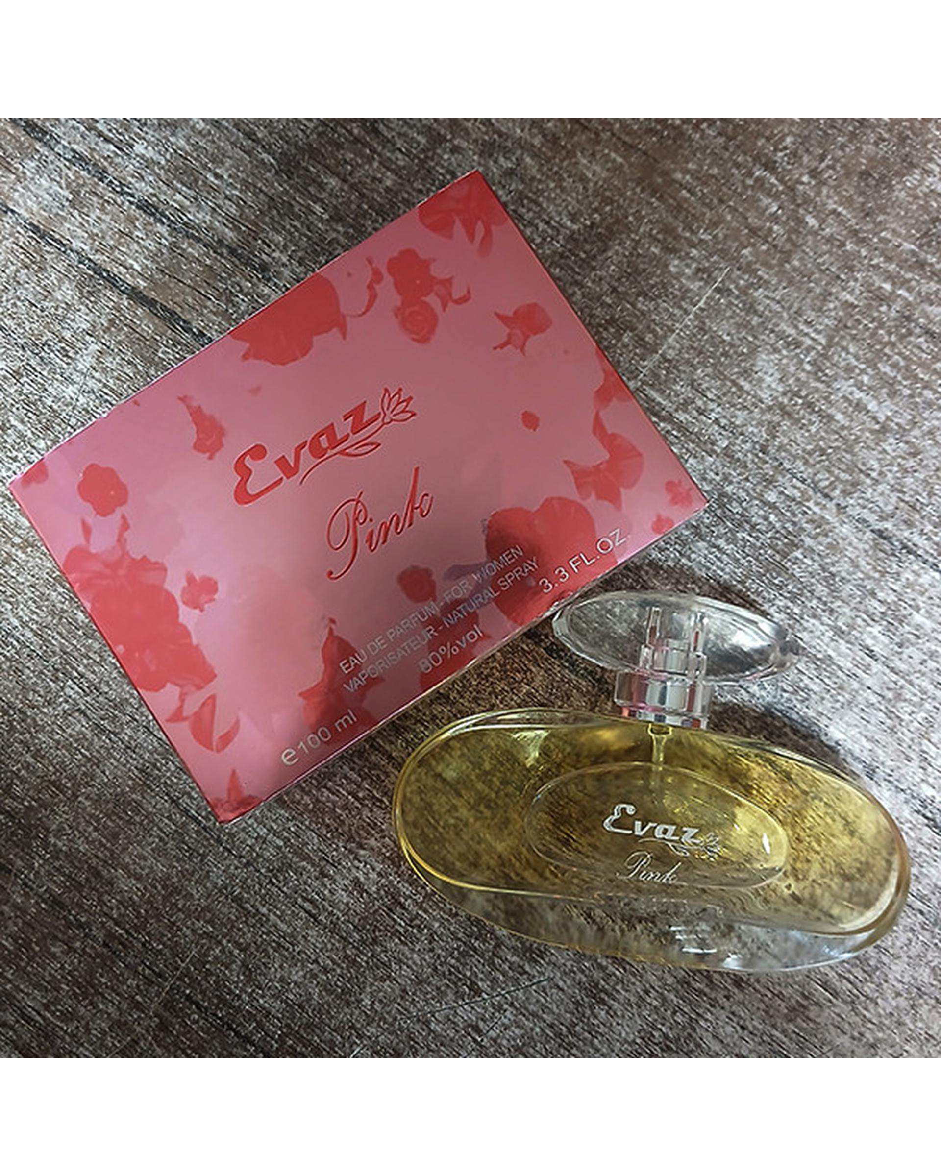 عطر زنانه ایواز Evaz مدل پینک pink حجم 100 میلی لیتر