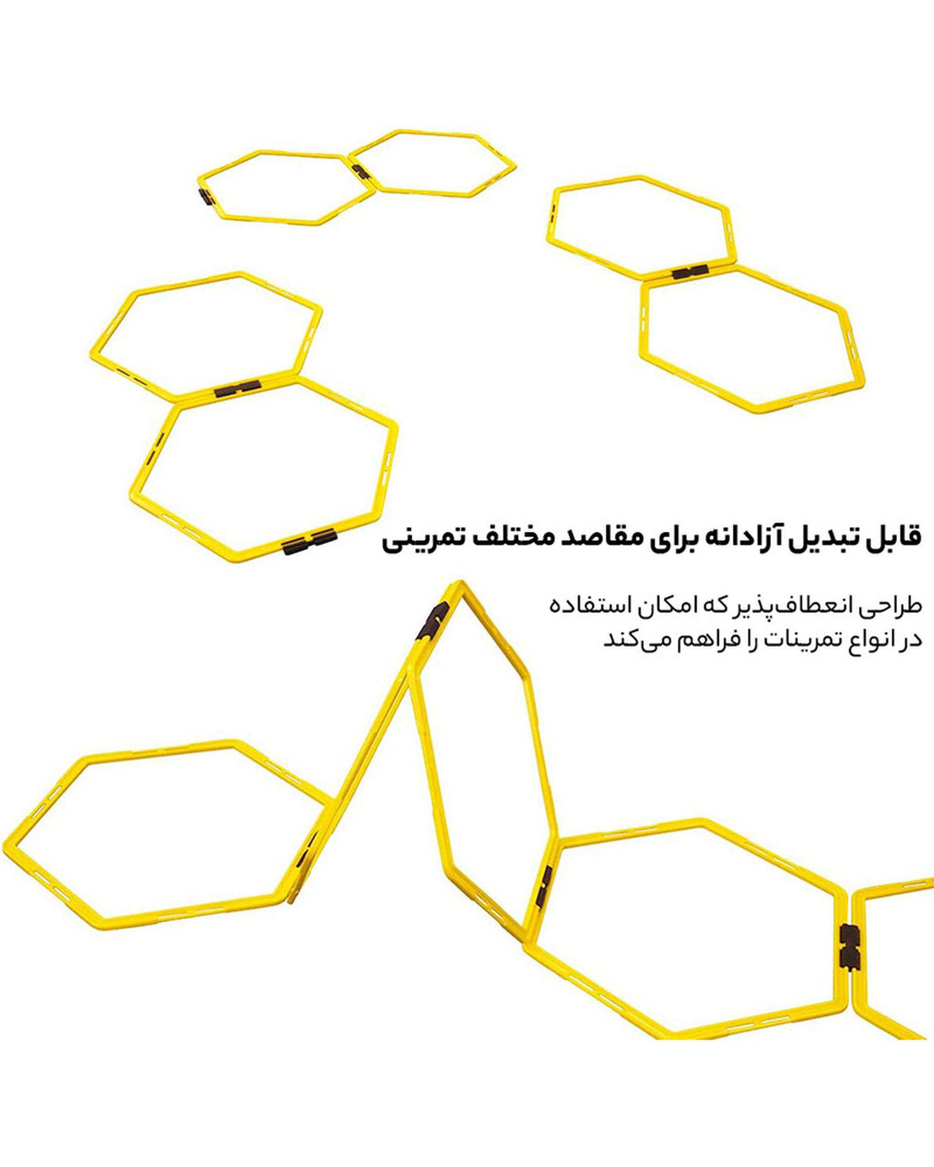حلقه چابکی پاورجیم مدل 6 ضلعی