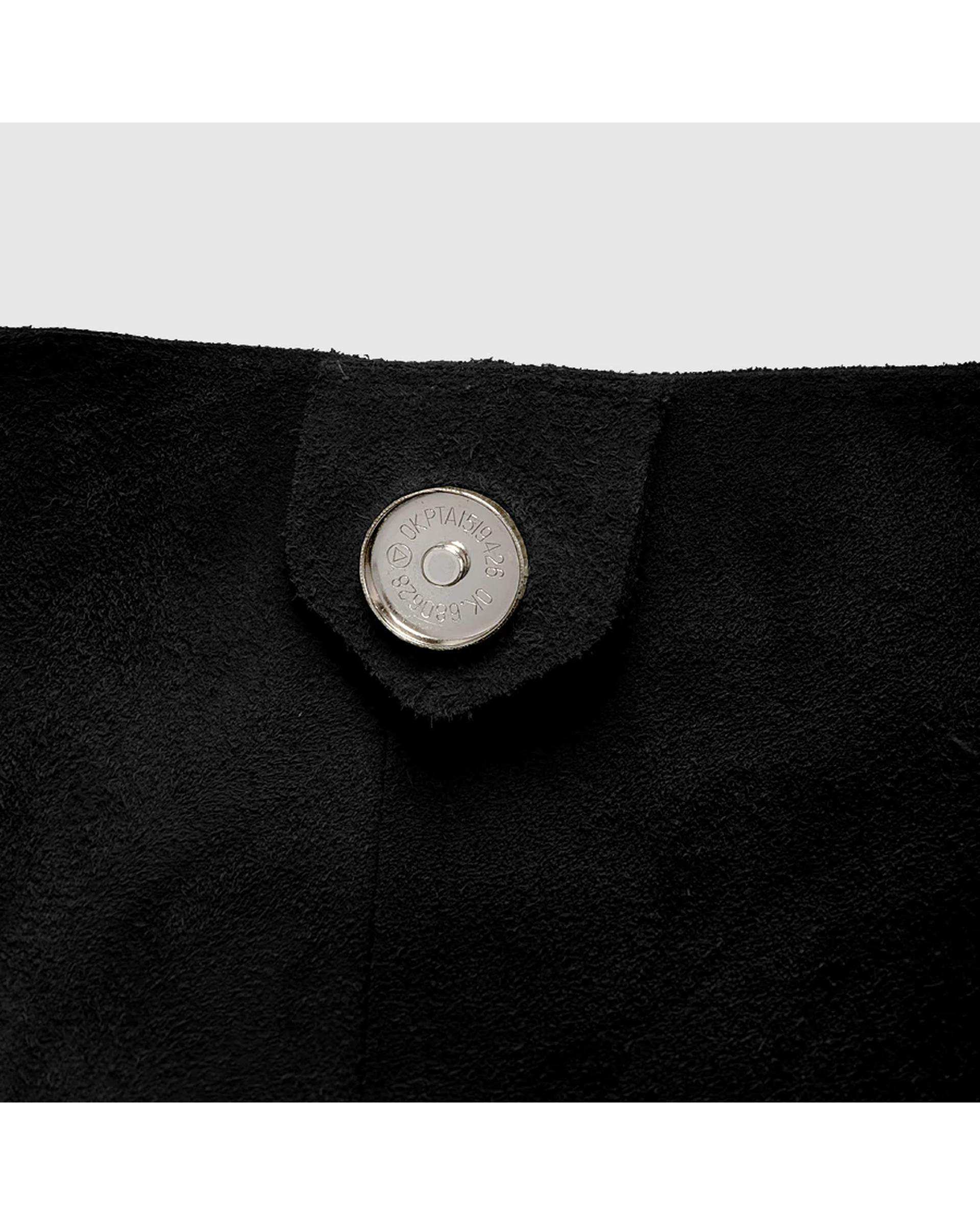 کیف دوشی چرم جیر زنانه مشکی اورز OREZ مدل VELVET کد SHB104