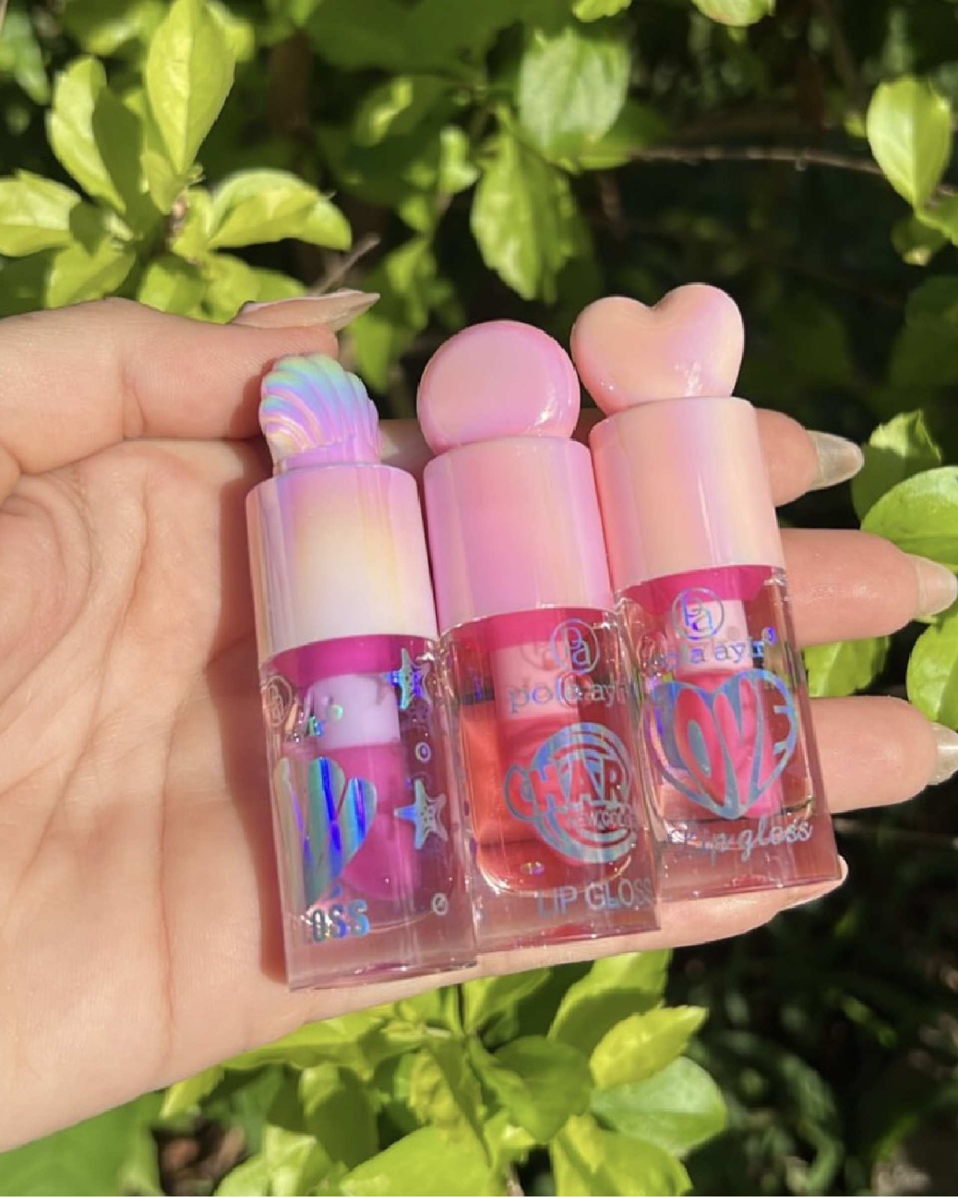 برق لب و تینت لب حرارتی صورتی کننده پولا آیلر POLA AYLR مدل charm lip oil