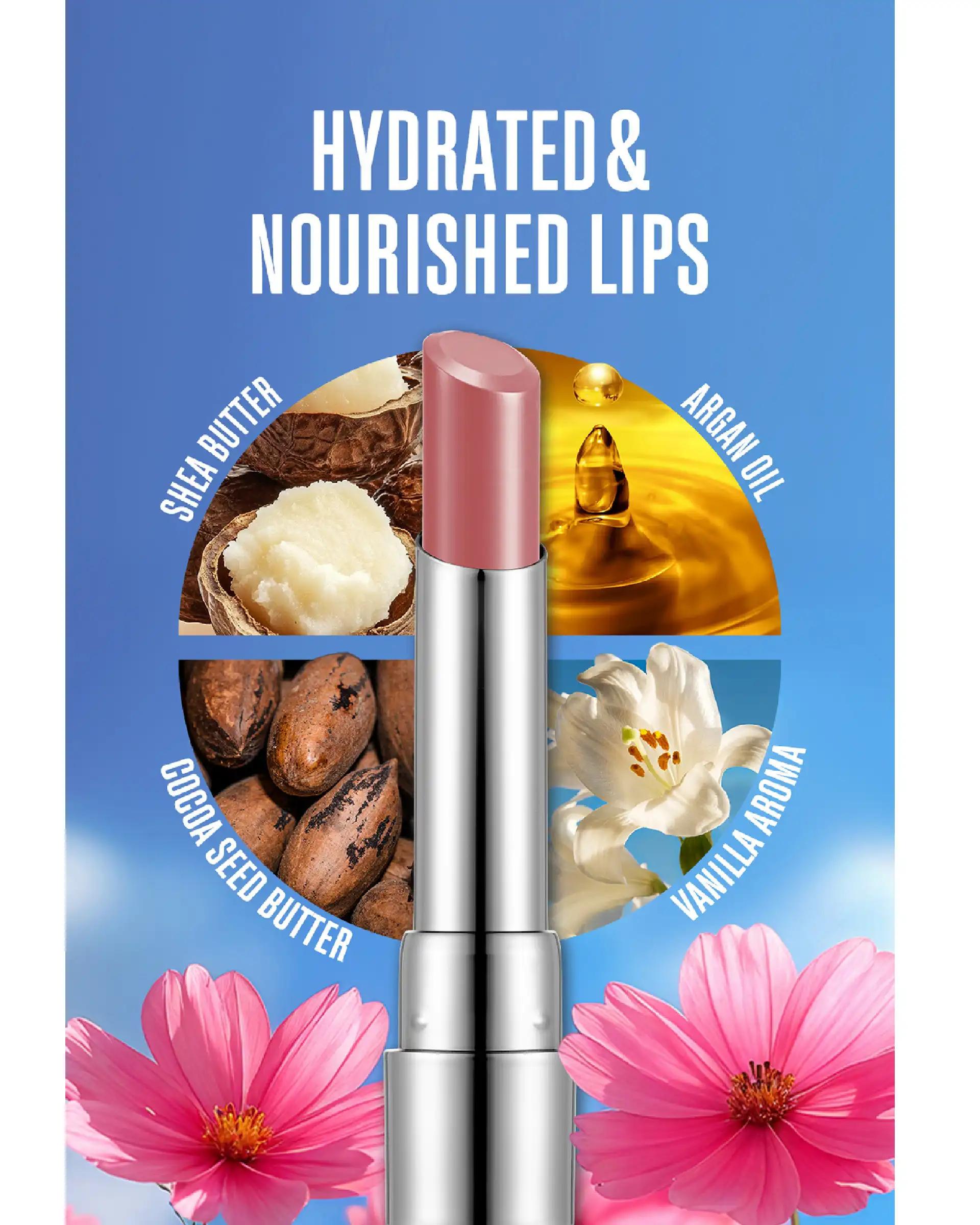 رژ لب جامد فلورمار FLORMAR مدل شیرآپ SHEER UP شماره 003 Pinky Nude