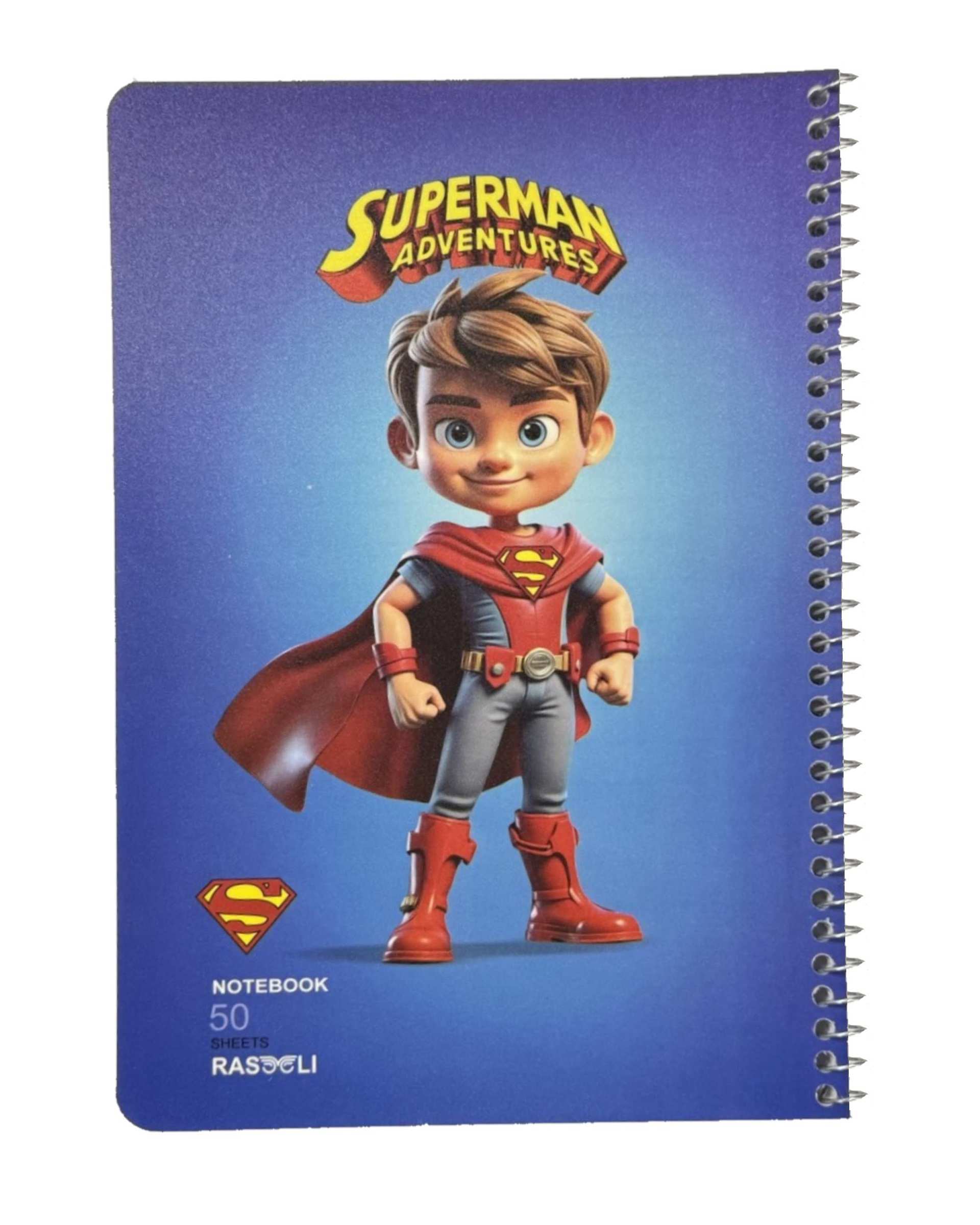 دفتر مشق 50 برگ سیمی طرح سوپرمن Superman
