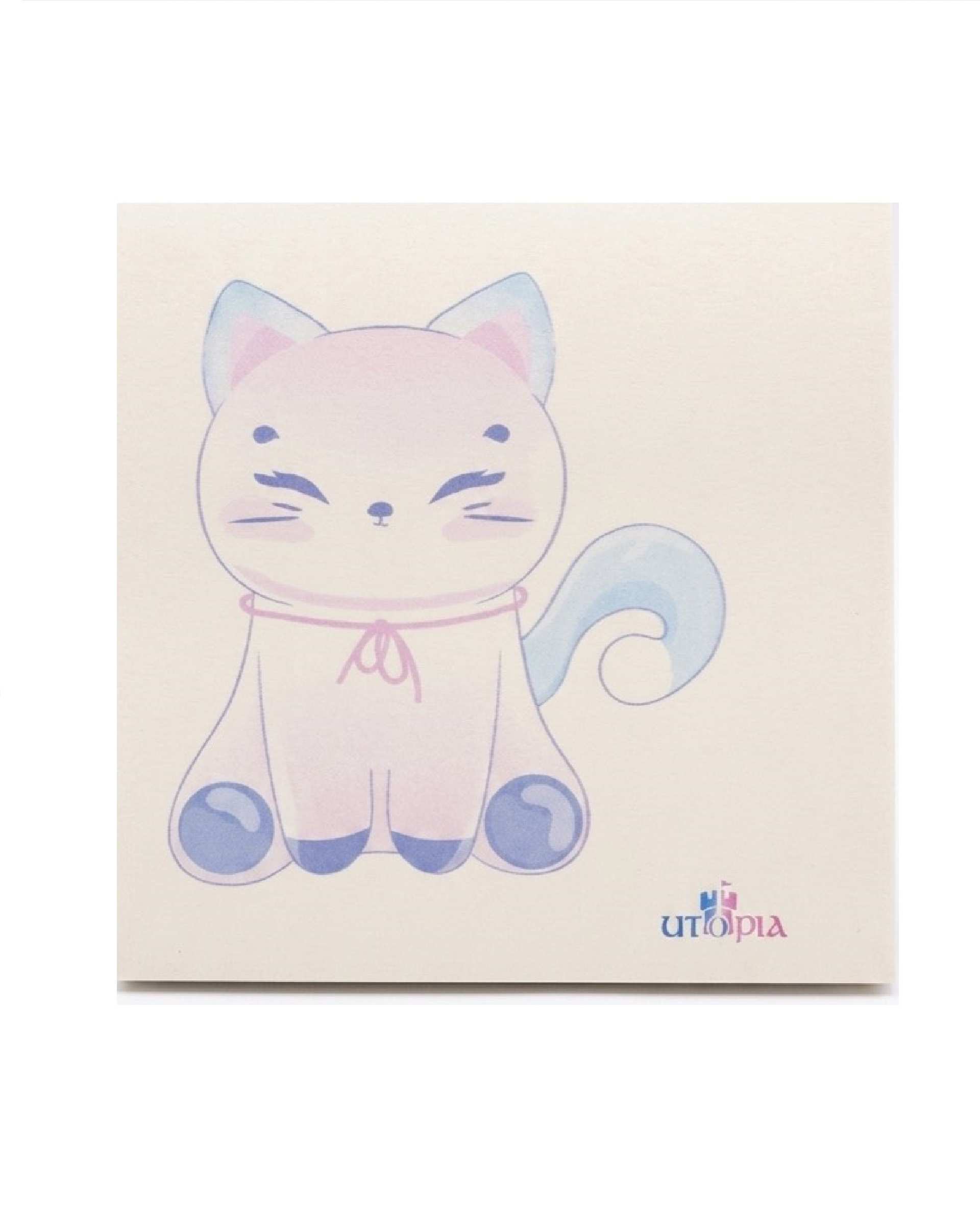 کاغذ یادداشت چسب دار استیک نوت 50 برگ طرح گربه cute cat