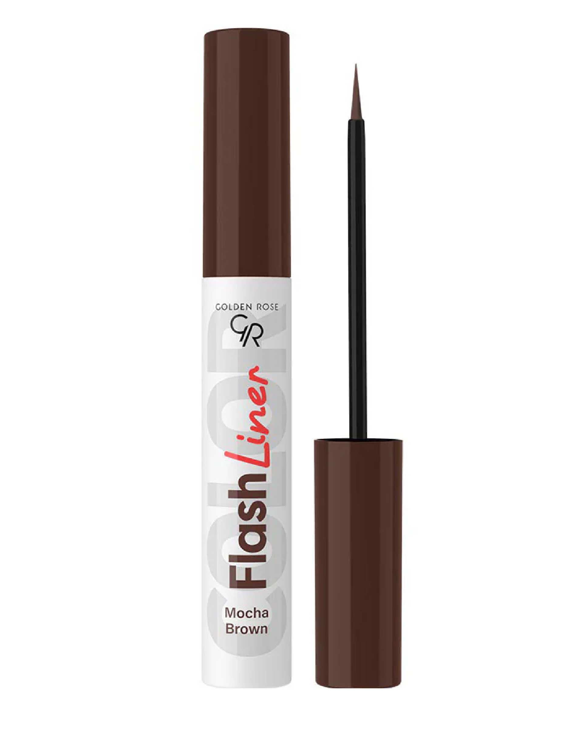 خط چشم رنگی گلدن رز Golden Rose مدل Flash Eyeliner رنگ قهوه ای