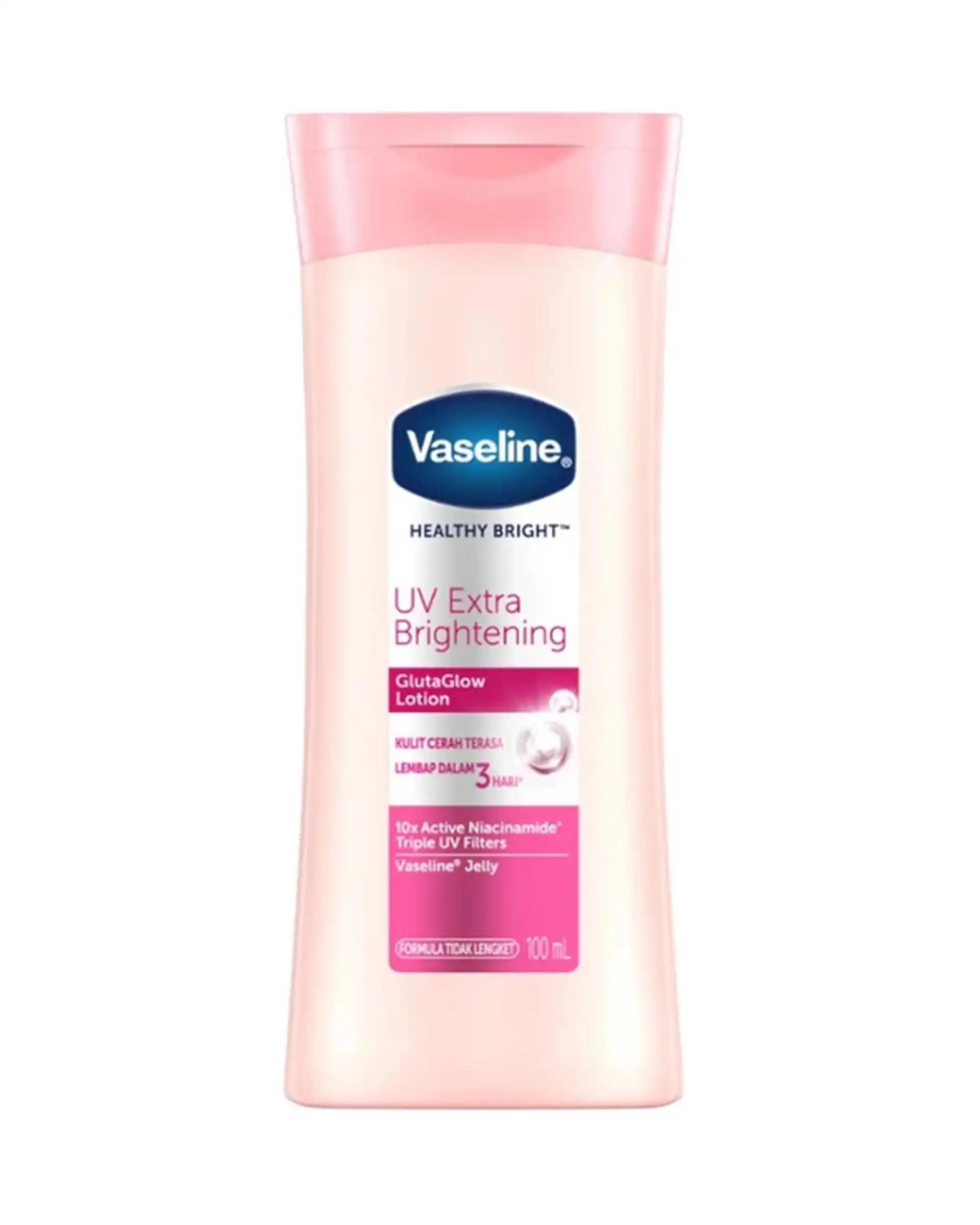لوسیون بدن وازلین Vaseline مدل UV Extra Brightening حجم 100 میلی لیتر