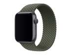 بند پارچه ای اپل واچ 42 و 44 میلی‌ متر گرین Green Apple Watch 42/44mm Braided Solo Loop Strap