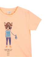 تی شرت نوزادی دخترانه گلبهی Zara