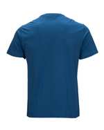  تی شرت مردانه نخی یقه گرد آبی مو