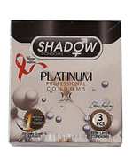 کاندوم مدل Platinum شدو بسته 3 عددی
