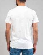 تی شرت مردانه نخی یقه گرد سفید جی پی ای