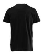 تی شرت مردانه نخی یقه گرد مشکی جی پی ای