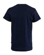 تی شرت مردانه نخی یقه گرد سرمه ای جی پی ای