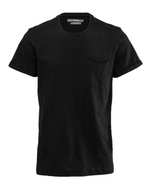 تی شرت مردانه نخی یقه گرد مشکی جی پی ای
