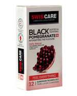 کاندوم خاردار سوئیس کر Black Pomegranate ​بسته 12 عددی