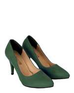 کفش زنانه پاشنه بلند سوییت سبز زبرا