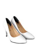 کفش زنانه پاشنه بلند سفید زبرا