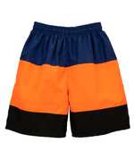 شلوارک مردانه ورزشی آبی نارنجی طرح تامی