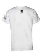 تی شرت پسرانه ورزشی نخی یقه گرد سفید یوفا مدل IAN_329637_1907