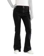 ​شلوار زنانه جین دمپا گشاد زغالی رویال جین 