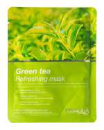 ماسک ورقه ای صورت بیوآکوا Bioaqua مدل Green Tea حاوی عصاره چای سبز