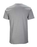 تی شرت مردانه یقه گرد نخی طوسی روشن فرد
