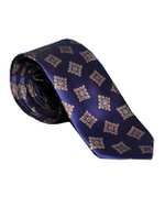 ​کراوات مردانه کد 1164 سرمه ای گلدار اکسوری