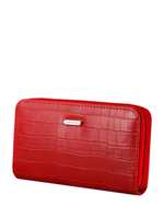 ​کیف پول زنانه قرمز دیوید جونز مدل P085